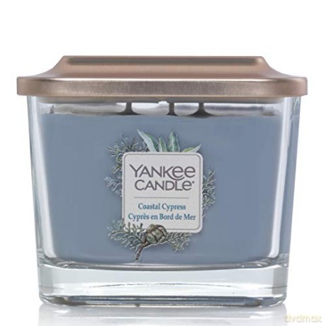 Yankee Candle Aromatic Candle Medium Square Coastal Cypress 347 g