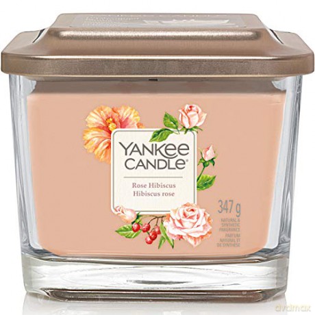 Yankee Candle Aromatic candle medium square Rose Hibiscus 347 g