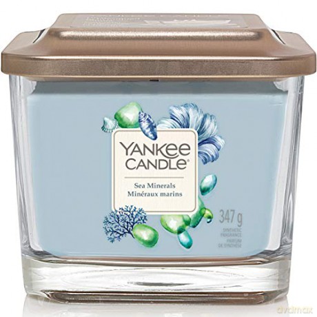 Yankee Candle Aromatic candle medium square Sea Mineral with 347 g