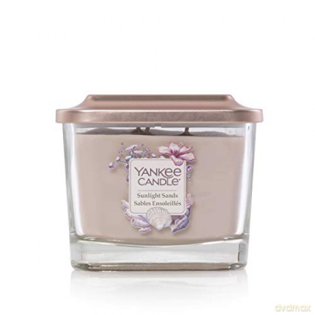 Yankee Candle Aromatic Candle Medium Square Sunlight Sands 347 g