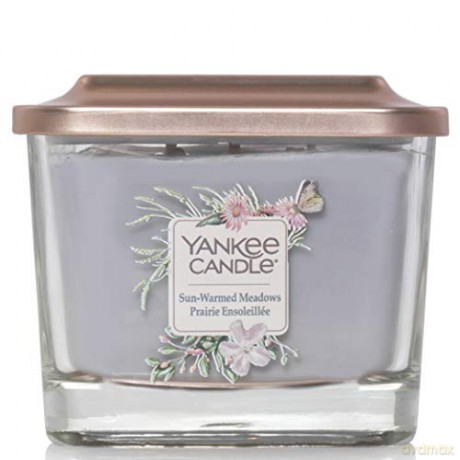 Yankee Candle Aromatic Candle Medium Square Sun-Warmed Meadows 347 g