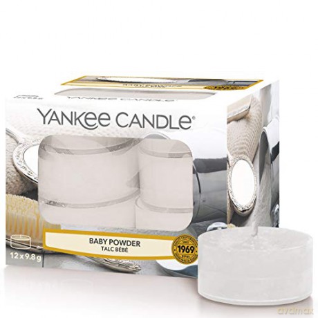 Yankee Candle Aromatic tea candles Baby Powder 12 x 9.8 g