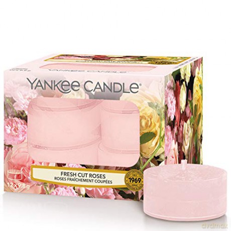 Yankee Candle Aromatic tea candles Fresh Cut Roses 12 x 9.8, g