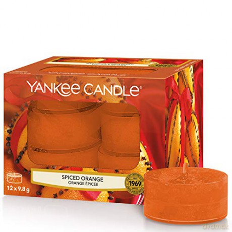 Yankee Candle Aromatic tea candles Spiced Orange 12 x 9.8 g