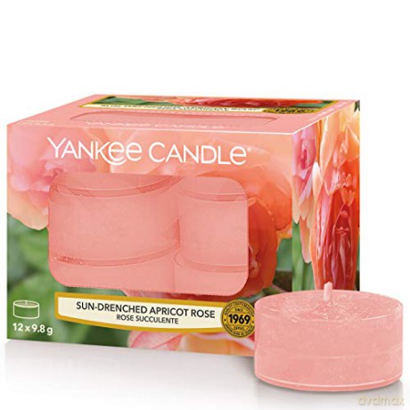 Yankee Candle Aromatic tea candles Sun-Drenched Apricot Rose 12 x 9.8 g