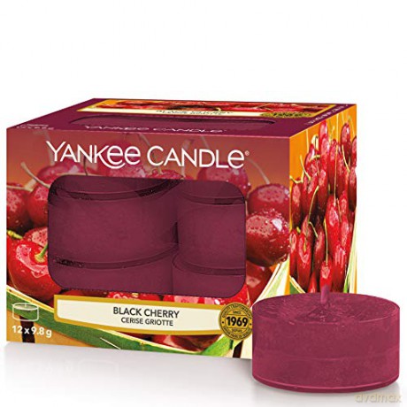 Yankee Candle Aromatic tealights Black Cherry 12 x 9.8 g