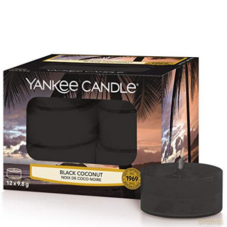 Yankee Candle Aromatic tealights Black Coconut 12 x 9.8 g