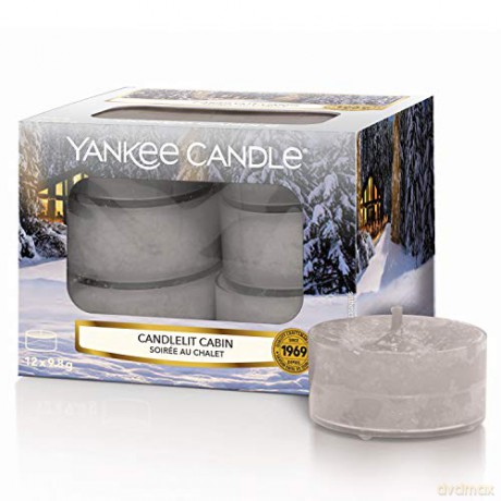 Yankee Candle Aromatic tealights Candlelit Cabin 12 x 9.8 g