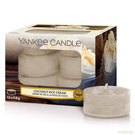 Yankee Candle Aromatic tealights Coconut Rice Cream 12 x 9.8 g
