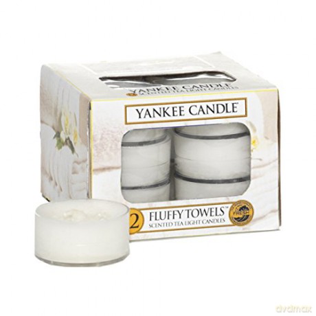 Yankee Candle Aromatic tealights Fluffy Towels 12 x 9.8 g