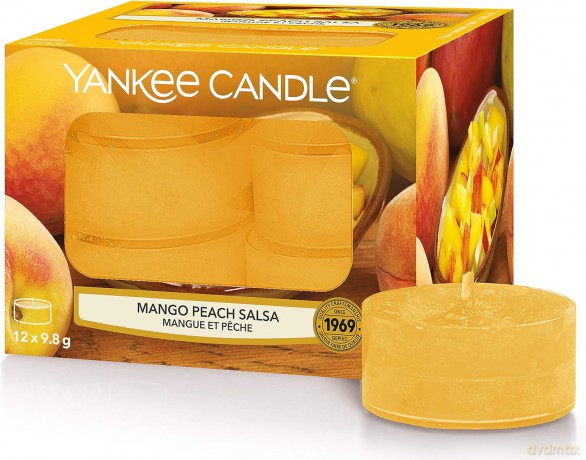 Yankee Candle Aromatic tealights Mango Peach Salsa 12 x 9.8 g