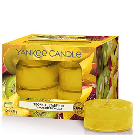 Yankee Candle Aromatic tealights Tropica l Starfruit 12 x 9.8 g