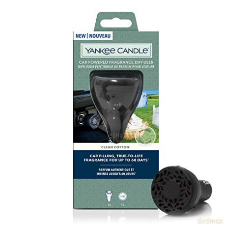 Yankee Candle Car Cigarette Lighter Diffuser Car Powered Clean Cotton1 pcs