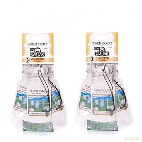 Yankee Candle Car Cotton (Clean Cotton) 3pcs