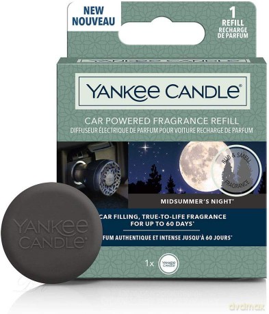 Yankee Candle Car Powered Midsumer`s Night Car Diffuser Refill 1 pc