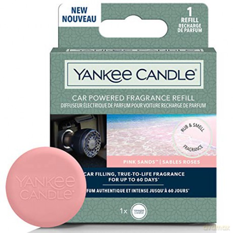Yankee Candle Car Powered Pink Sands 1 pc diffuser refill for car socket
