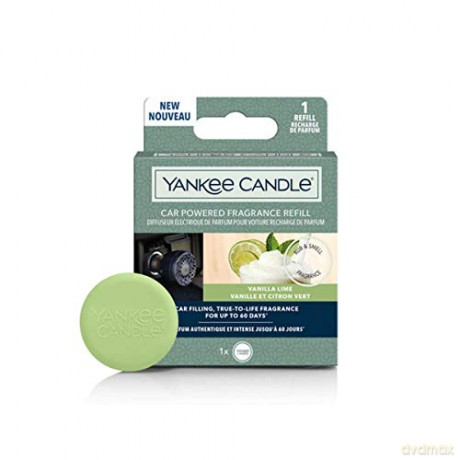 Yankee Candle Car Powered Vanilla Lime 1 pc diffuser refill for car socket