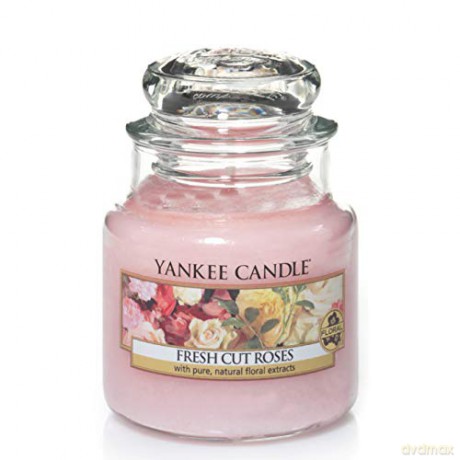 Yankee Candle Classic small aromatic candle Fresh Cut Roses 104 g