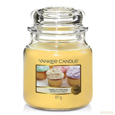 Yankee Candle Fragrant Candle Classic Medium Vanilla Cupcake 411 g