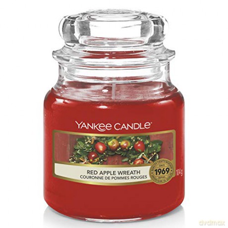 Yankee Candle Fragrant Candle Classic small (Red Apple Wreath) 104 g