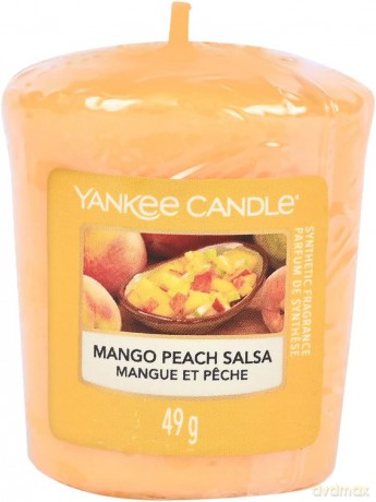 Yankee Candle Fragrant Votive Candle Mango Peach Salsa 49 g