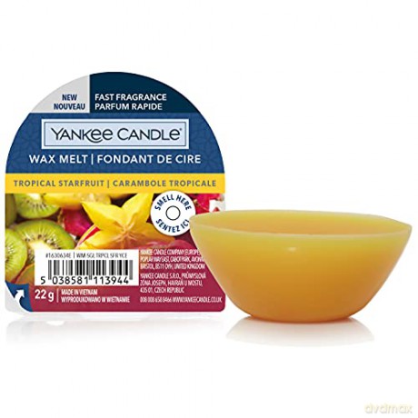 Yankee Candle Fragrant wax Tropica l Starfruit (New Wax Melt) 22 g