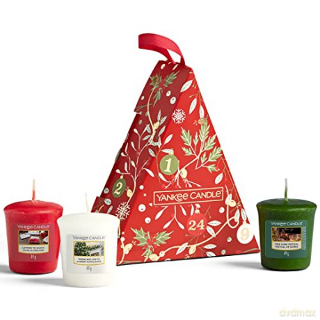 Yankee Candle Gift set of votive candles Countdown to Christmas 3 x 49 g