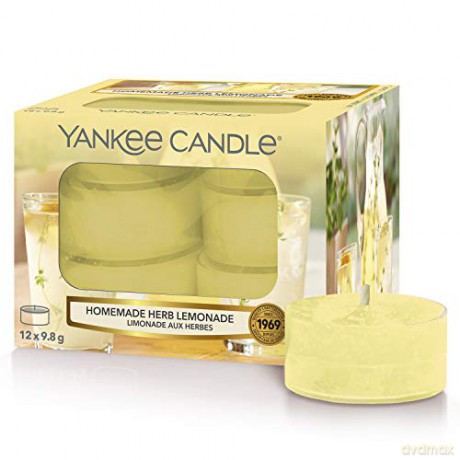 Yankee Candle Homemade Herb Lemonade Aromatic Tealights 12 x 9.8 g
