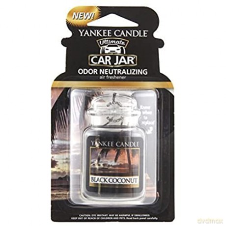 Yankee Candle Luxury Black Coconut Car Tag 1 pcs