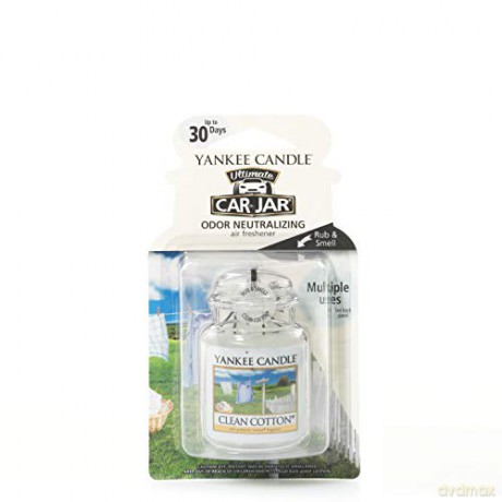 Car Jar Ultimate zapach samochodowy Clean Cotton 1sztuka
