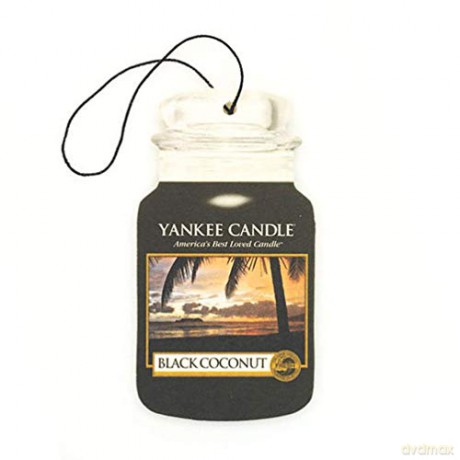 Yankee Candle Paper car tag Black Coconut 1 pc
