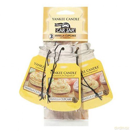 Yankee Candle Paper tag for car Vanilla Cupcake 3 pcs