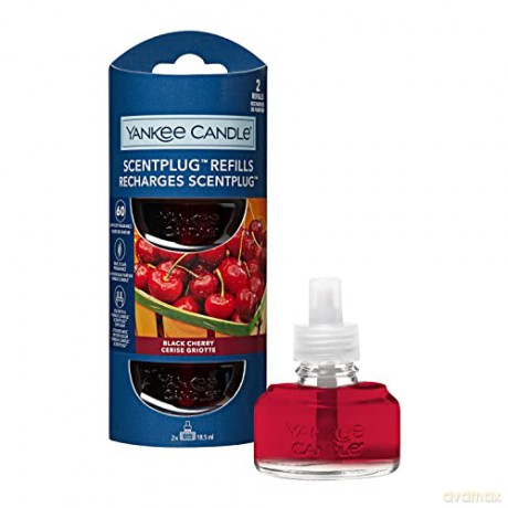Yankee Candle Replacement refill for electric diffuser Organic Kit Black Cherry 2 x 18.5 ml