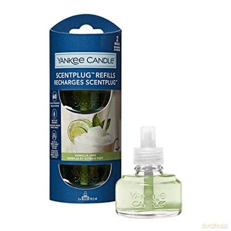 Yankee Candle Replacement refill for electric diffuser Organic Kit Vanilla Lime 2 x 18.5 ml