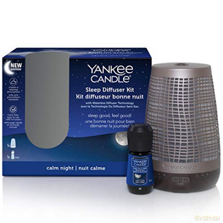 Yankee Candle Scented diffuser bronze with Calm Nigh filling for a peaceful sleep 14 ml