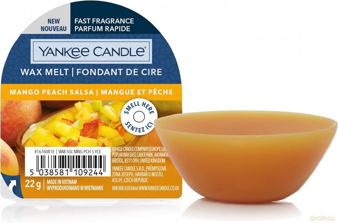Yankee Candle Scented wax Mango Peach Salsa (New Wax Melt) 22 g