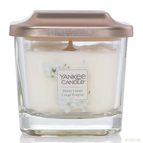 Yankee Candle Small angular candle Sheer Linen 96 g