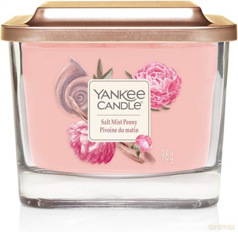 Yankee Candle Small aromatic candle Elevation Salt Mist Peony 96 g