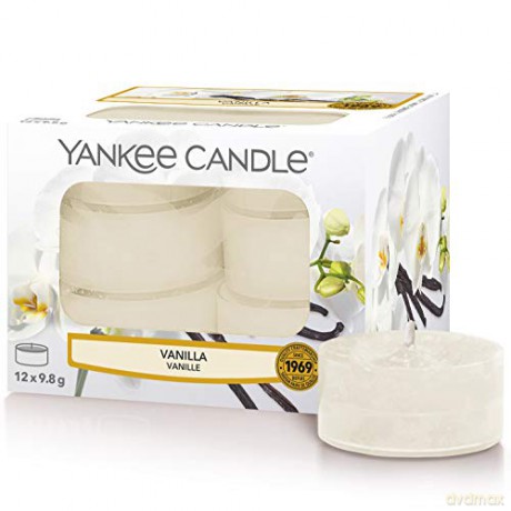 Yankee Candle Vanilla aromatic candles 12 x 9.8 g