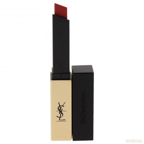 Yves Saint Laurent Thin Frosting Lipstick with Leather Effect Rouge Pur Couture The Slim 2.2g - Shade: 13 Original Coral