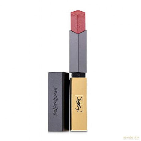 Yves Saint Laurent Thin Frosting Lipstick with Leather Effect Rouge Pur Couture The Slim 2.2g - Shade: 23 Mystery Red