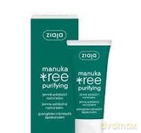 Ziaja Night Cream Gently Exfoliating Manuka Tree Purifying 50 ml