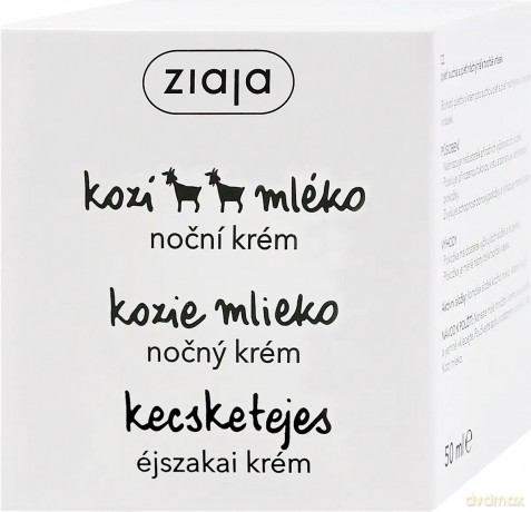 Ziaja Night Recovery Cream for Dry Skin Goat`s Milk 50 ml
