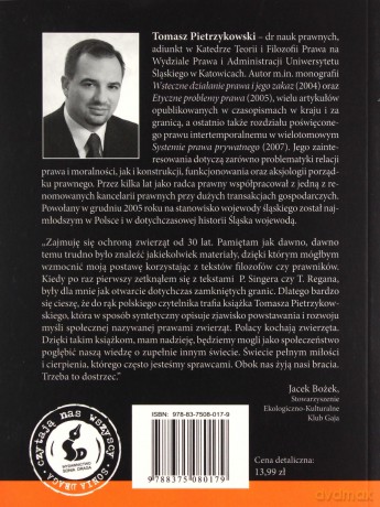Spór O Prawa Zwierząt - Tomasz Pietrzykowski [KSIĄŻKA]
