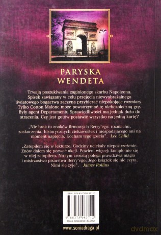 Paryska Wendeta - Stave Berry [KSIĄŻKA]