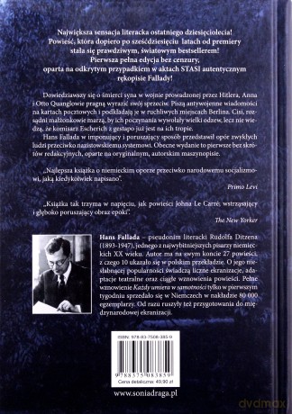 Każdy Umiera W Samotności (twarda) - Hans Fallada [KSIĄŻKA]