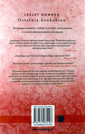 Ostatnia Konkubina - Lesley Downer [KSIĄŻKA]