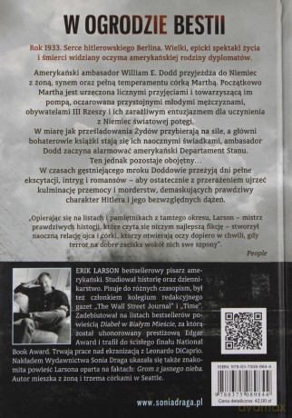 W Ogrodzie Bestii (twarda) - Erik Larson [KSIĄŻKA]
