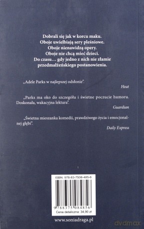 Mężczyźni Których Kochałam - Adele Parks [KSIĄŻKA]