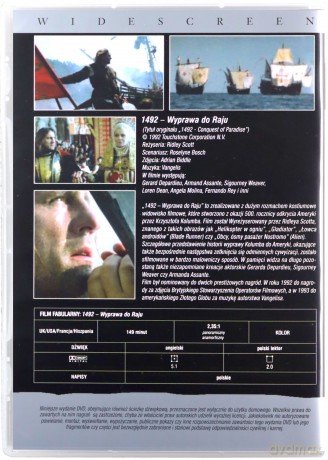 1492: Wyprawa do raju [DVD]